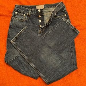 🫐Everlane Cheeky jean 28" bright indigo color🫐